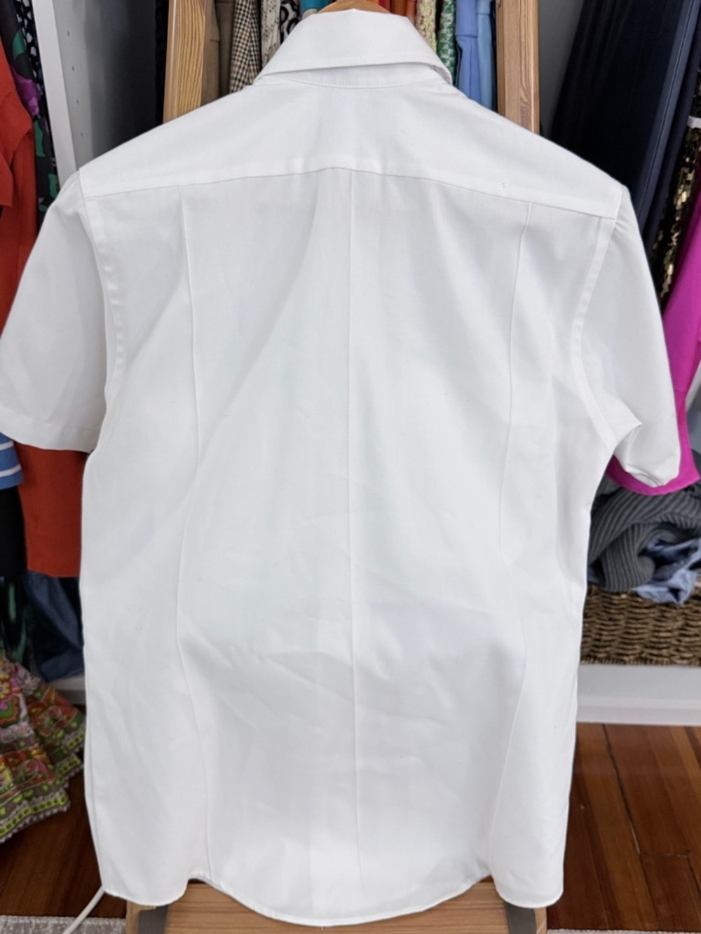 Defense Logistics Agency Garrison Collection Short Sleeve White 521 Shirt - Picture 5 of 7